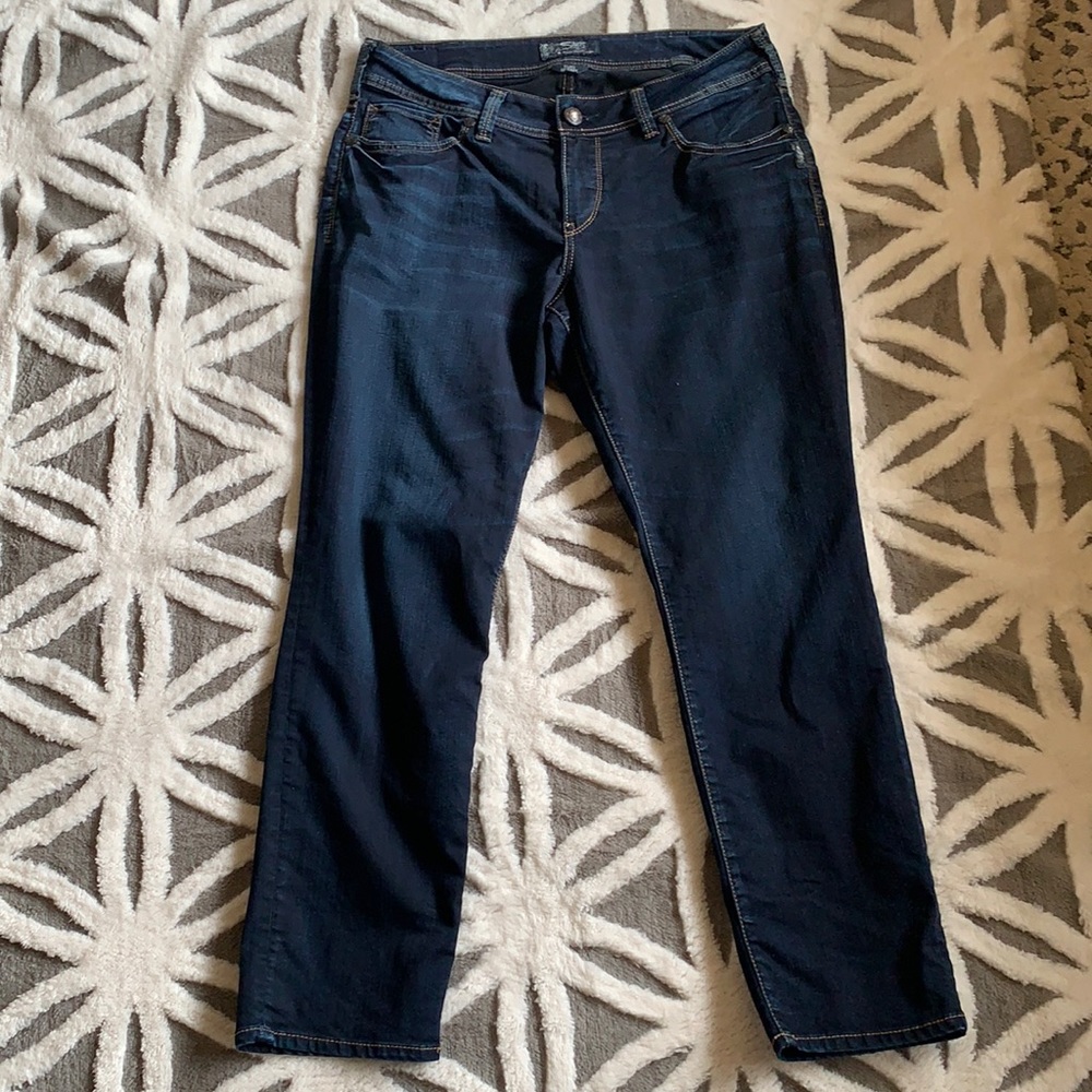 Silver Jeans SUKI skinny Jean size 14